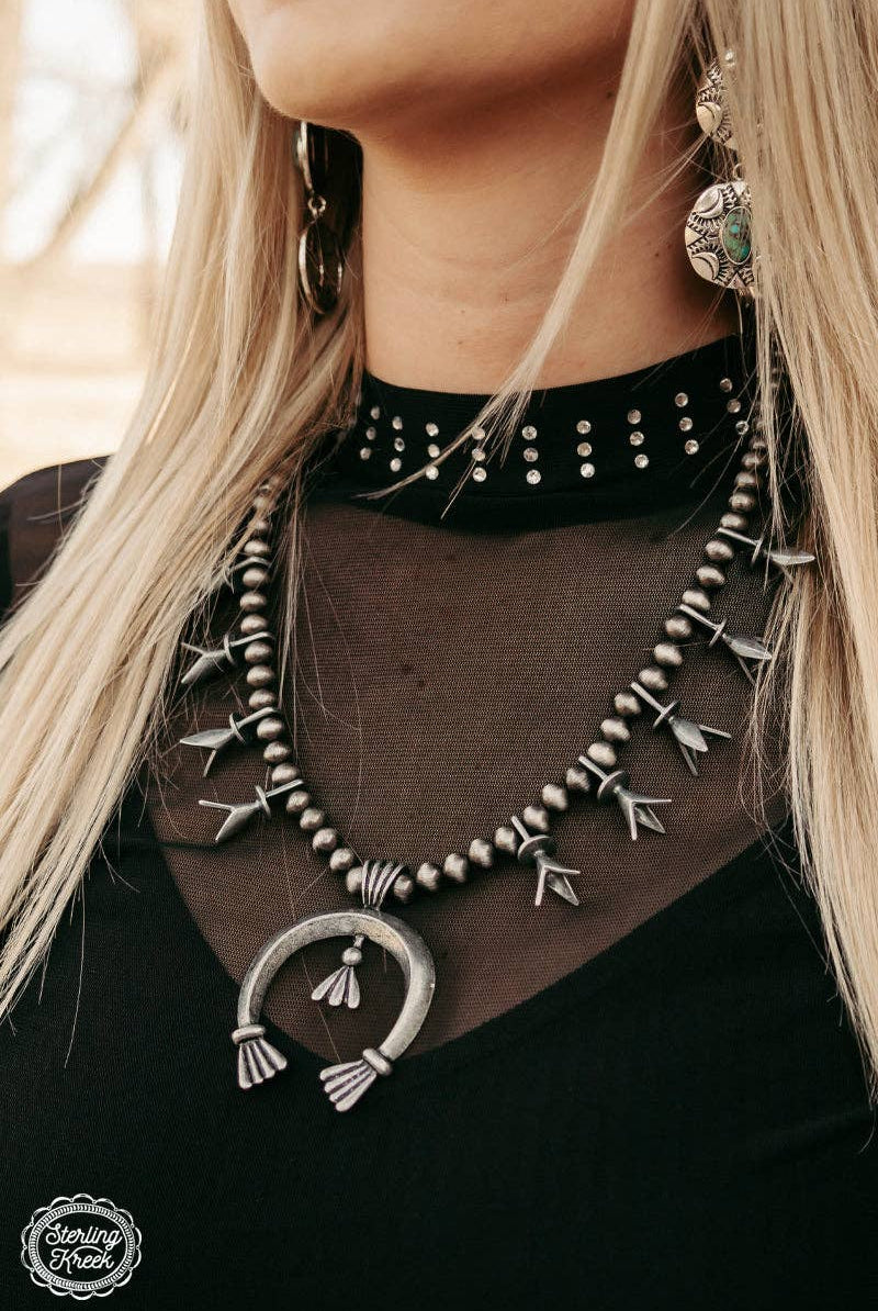 Tribal Cowgal Necklace | Stuffology Boutique-Necklaces-Sterling Kreek-Stuffology - Where Vintage Meets Modern, A Boutique for Real Women in Crosbyton, TX