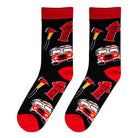 Firefighter - Mens Crew Folded - Crazy Socks | Stuffology Boutique-Socks-Crazy Socks-Stuffology - Where Vintage Meets Modern, A Boutique for Real Women in Crosbyton, TX